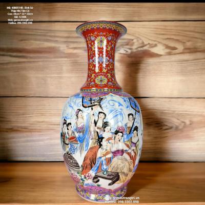 BÌNH SỨ THẬP NHỊ TIÊN CÔ – Một sản phẩm đẹp xuất sắc của nhà Gốm Sứ Trang Trí